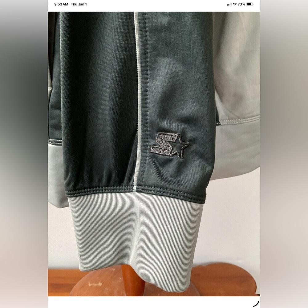 STARTER Black and Gray Performance Jacket - image 5